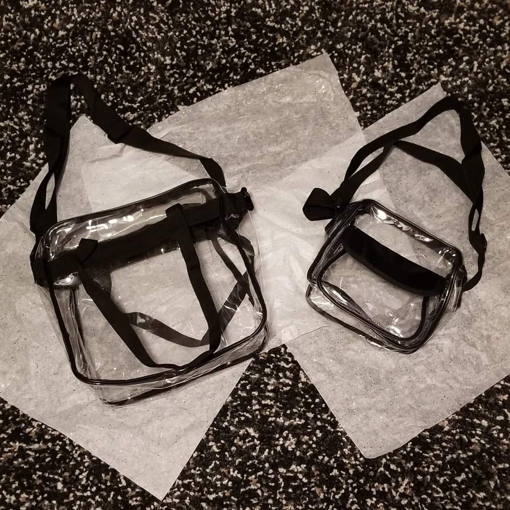 Make me an offer! Clear stadium bag duo